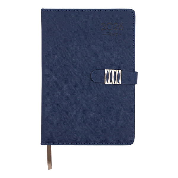 Agenda azul con faja A5 2026