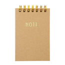 Cuaderno de apuntes mini Kraft horizontal