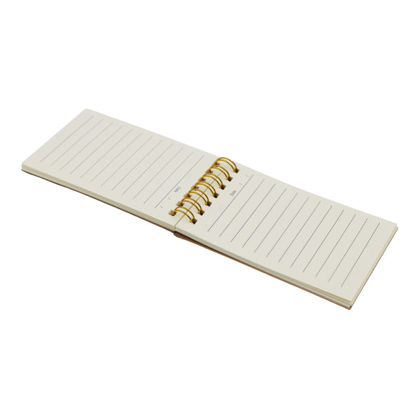 Cuaderno de apuntes mini Kraft horizontal