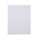 Hoja rayada tamaño carta 100 unidades 5 perforaciones 80 g. Classroom