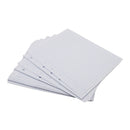Hoja rayada tamaño carta 100 unidades 5 perforaciones 80 g. Classroom