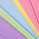 Hojas pastel tamaño carta 100 unidades 5 colores surtidos 75g. Classroom