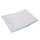 Cuaderno cosido tapa dura 100 hojas azul Classroom