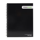 Cuaderno resorte tapa dura 100 hojas negro Classroom