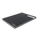 Cuaderno resorte tapa dura 100 hojas negro Classroom