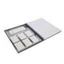 Cuaderno resorte tapa dura 100 hojas navy blue Classroom