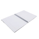 Cuaderno resorte media carta tapa dura 100 hojas negro Classroom