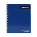 Cuaderno resorte media carta tapa dura 100 hojas azul Classroom