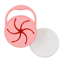 Recipiente silicon celeste con tapa Munchkin