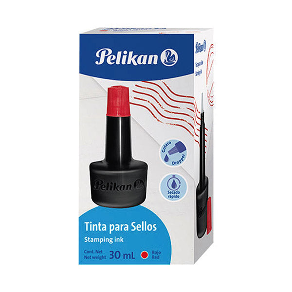 Tinta para sello color rojo Pelikan
