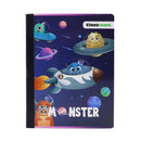 Cuaderno cosido tapa flexible 100 hojas Monster Classroom