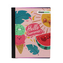 Cuaderno cosido tapa flexible 100 hojas hojasello Summer Classroom