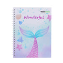 Cuaderno resortes 100 hojas rayadas Sirena Classroom