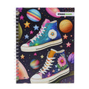 Cuaderno resortes 100 hojas rayadas Shoes Classroom