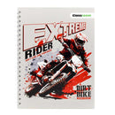 Cuaderno resortes 100 hojas rayadas Fast and furious Classroom