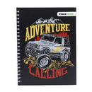Cuaderno resortes 100 hojas rayadas Fast and furious Classroom