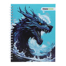 Cuaderno resortes 100 hojas rayadas Dragones Classroom