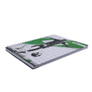 Cuaderno resortes 100 hojas rayadas Futbol Classroom