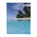 Cuaderno resortes 100 hojas rayadas Playa Classroom