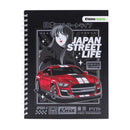 Cuaderno resortes 100 hojas rayadas Japan Classroom