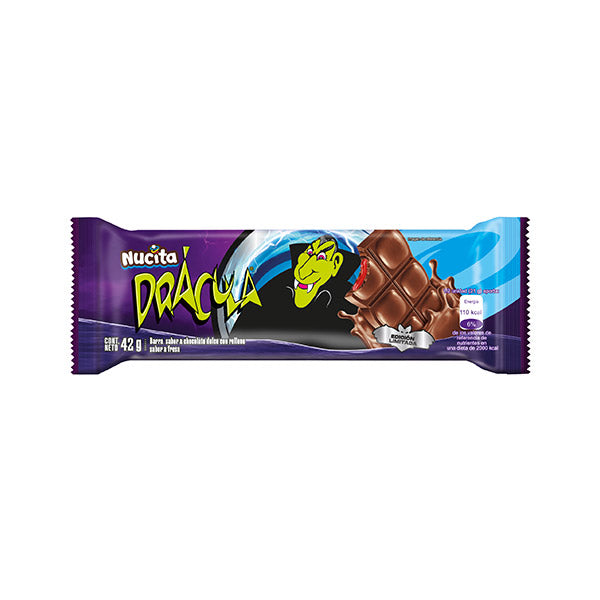 Chocolate relleno de fresa Drácula 42g