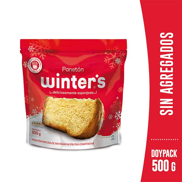 Paneton Winters sin agregados 500 grs