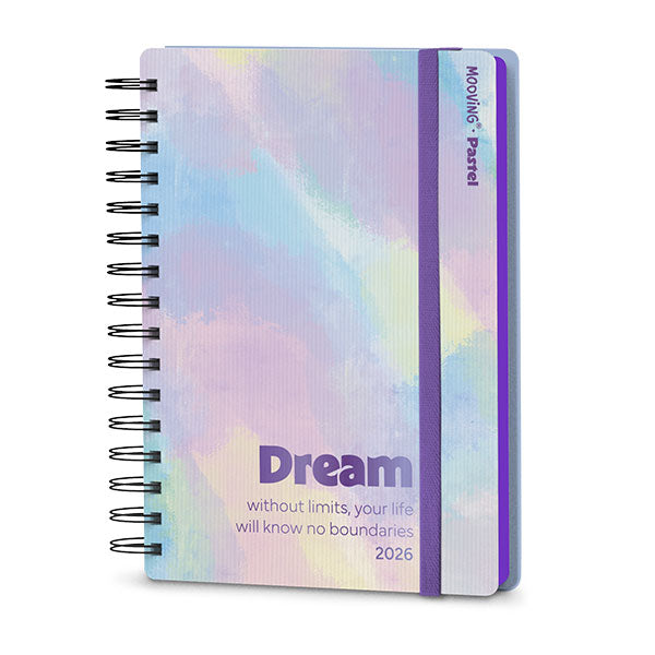 Agenda 2026 diaria 15x21 pastel