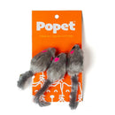 Juguete ratones con catnip 3uds