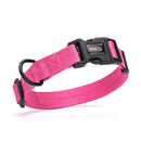 Collar de nylon  11-16 rosado s