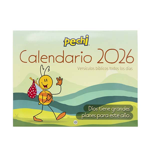 Calendario pared pechi 2026 fe y esperanza