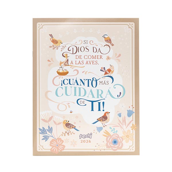 Planificador pechi 2026 mensual dios cuida