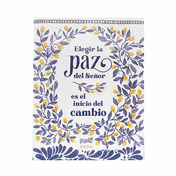 Planificador pechi 2026 mensual paz del señor