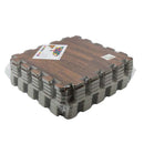 Alfombra para bebé café 9pcs