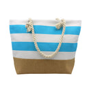 Bolso de playa rayas aqua