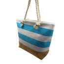 Bolso de playa rayas aqua
