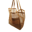 Bolso de playa malla caqui