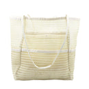 Bolso de playa malla beige