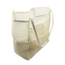 Bolso de playa malla beige