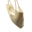 Bolso de playa de yute beige