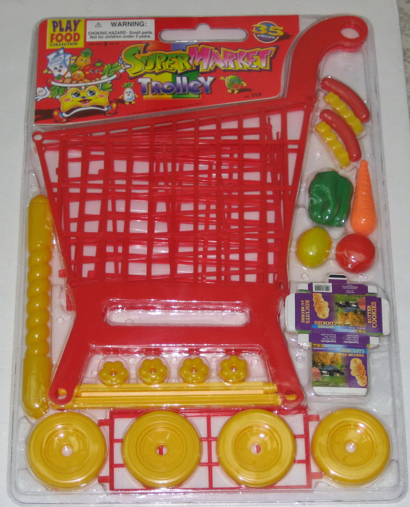 Set armable de juguetes tipo carrito de supermerca