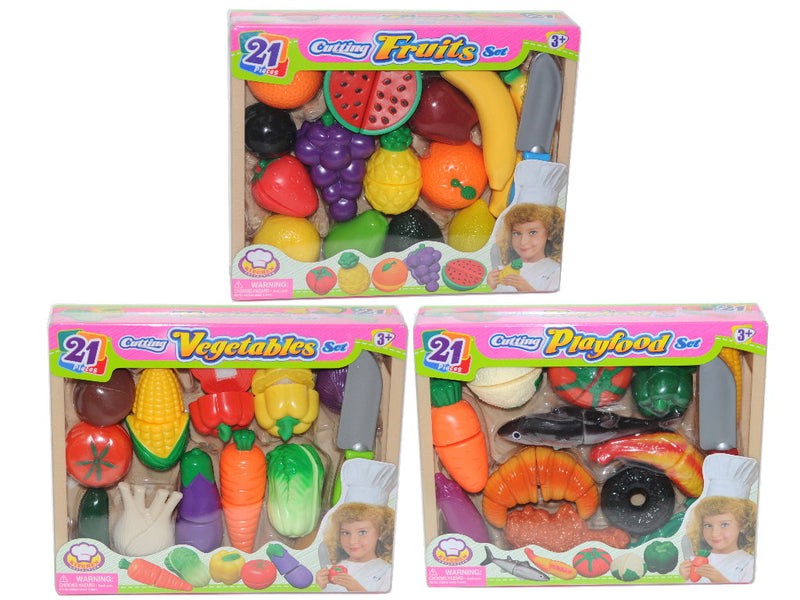 Set de cocina plástico de juguete 21 piezas