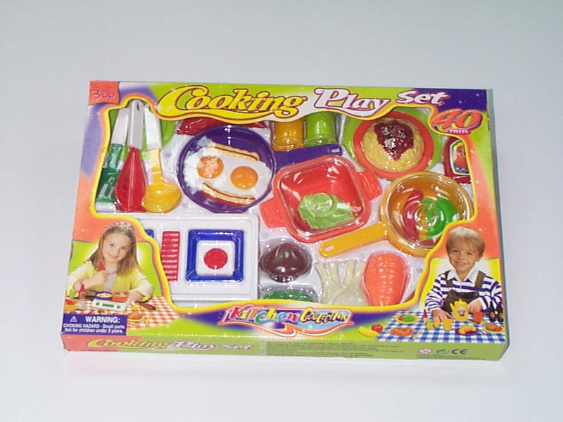 Set de cocina plástico de juguete 40 piezas
