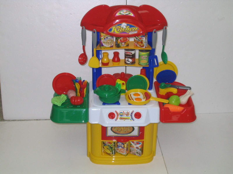 Playset de cocina plástico de juguete 70 piezas.