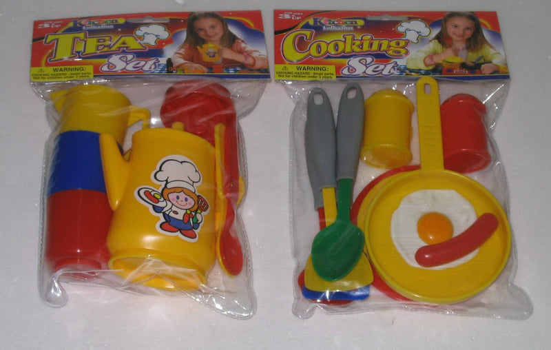 Set de cocina plástico de juguete 11 piezas