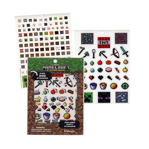Libro con Stickers Minecraft