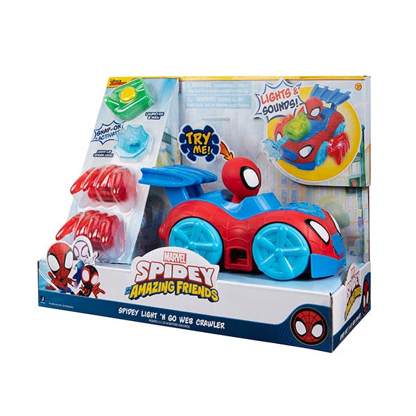 Vehículo con luz y sonido Spidey