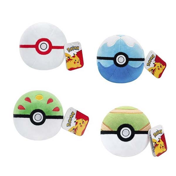 Peluche poke balls surt Pokémon