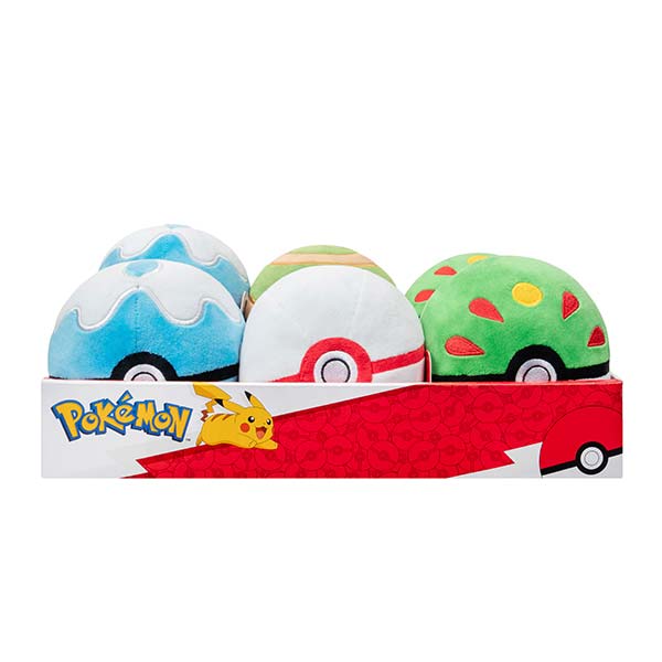 Peluche poke balls surt Pokémon
