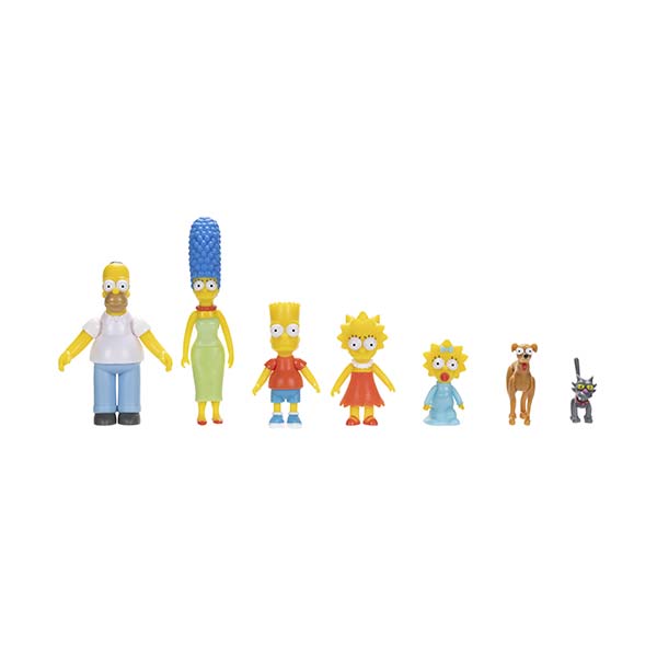 Figura 2.5" 7pack familia The Simpsons