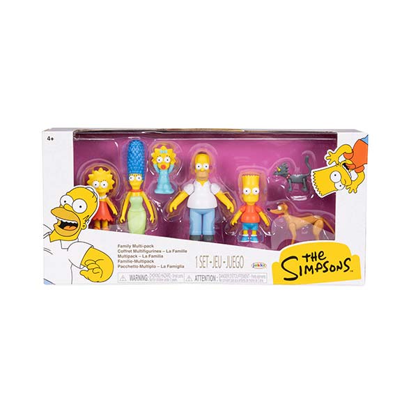 Figura 2.5" 7pack familia The Simpsons